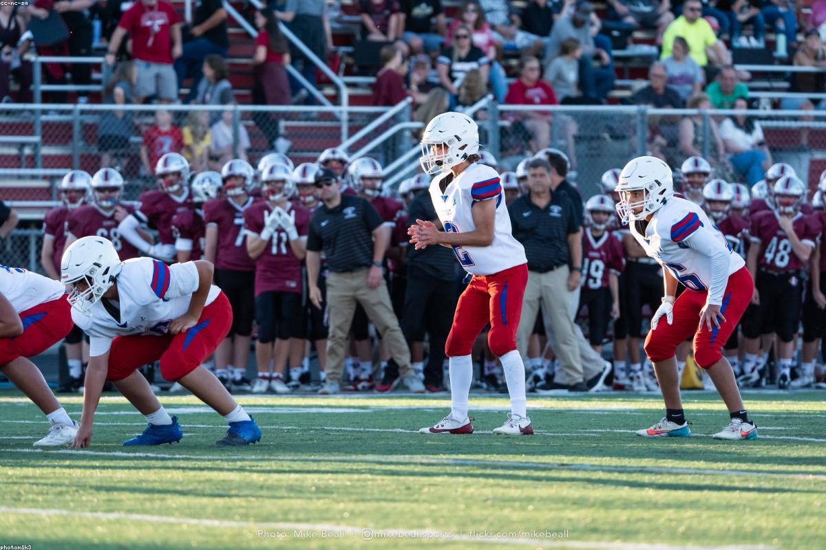 High school sports action coverage